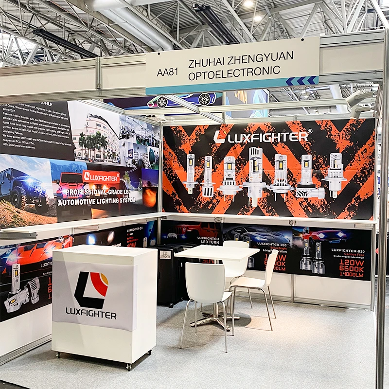 LUXFIGHTER LED фаровите изложени на AUTOMECHANIKA 2025 ОК
